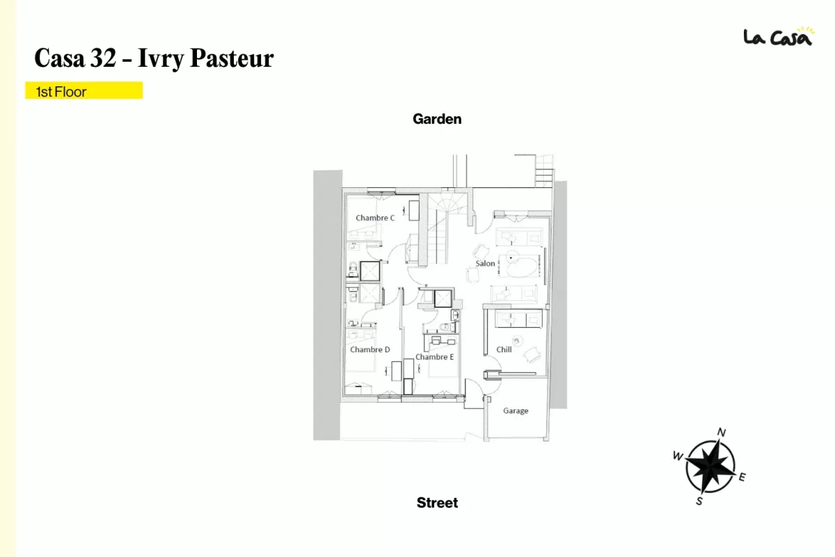 Coliving Casa Ivry Pasteur