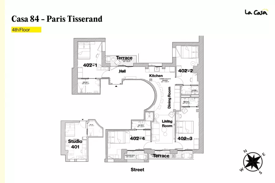 Casa Coliving Paris 15ème Tisserand