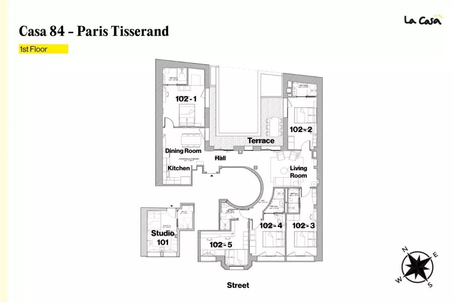 Casa Coliving Paris 15ème Tisserand