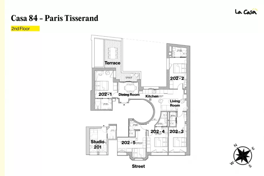 Casa Coliving Paris 15ème Tisserand