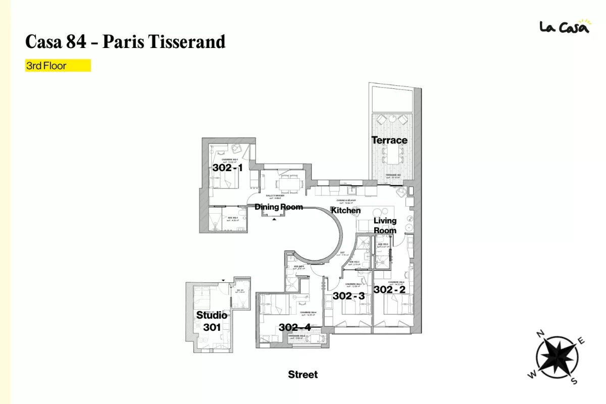 Casa Coliving Paris 15ème Tisserand