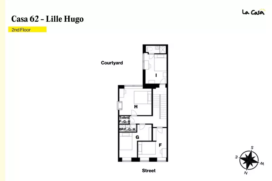 Casa 62 | Coliving Lille Hugo - Parc Jean Baptiste Lebas