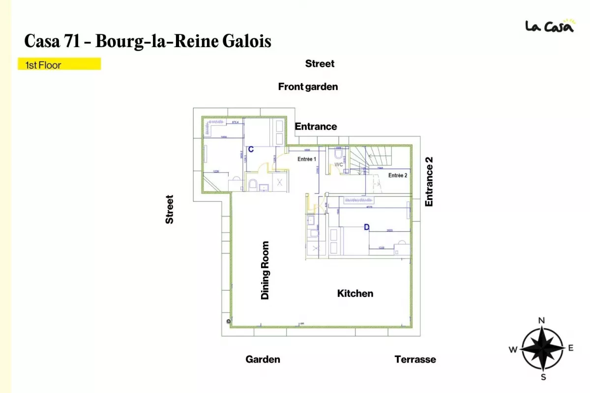 Casa 71 | Coliving Bourg La Reine Galois